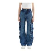 John Richmond Jeans cargo Blue, Dam