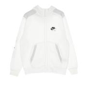 Nike Sportswear Zip Hoodie Air Hoodie Vit/Svart White, Herr