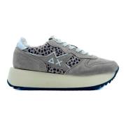 Sun68 Beige Sneakers Big Star Kollektion Beige, Dam