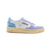 Autry Vintage Låga Sneakers Vit/Lavendel/Blå Multicolor, Dam