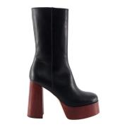 Gia Borghini Ankle Boots Black, Dam