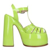 Casadei Sandaler Grön Green, Dam