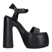 Casadei Sandaler Svart Black, Dam