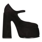 Casadei Med klack svart Black, Dam