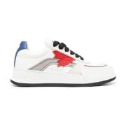 Dsquared2 Premium Läder Sneakers White, Herr