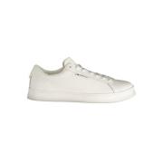 Tommy Hilfiger Vita Polyester Sneakers med Logodetalj White, Herr