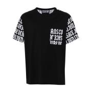 Versace Jeans Couture Svart T-shirt för män Aw24 Black, Herr