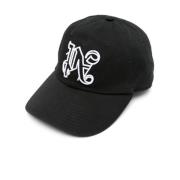 Palm Angels Svart Baseballkeps med PA Monogram Black, Herr