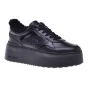 Baldinini Trainers in black leather Black, Dam