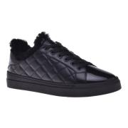 Baldinini Trainers in black quilted leather and patent leather Black, ...