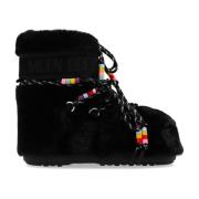 Moon Boot Snö stövlar Icon Låg Faux Fur Bröd Black, Dam