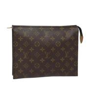 Louis Vuitton Vintage Pre-owned Canvas necessrer Brown, Dam