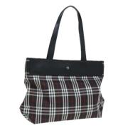 Burberry Vintage Pre-owned Nylon totevskor Black, Dam