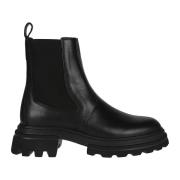 Hogan Klassiska Chelsea Boots för män Black, Dam