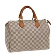 Louis Vuitton Vintage Pre-owned Canvas louis-vuitton-vskor Beige, Dam