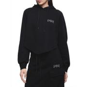 Gaëlle Paris Svart huvtröja Fw24/25 kollektion Black, Dam