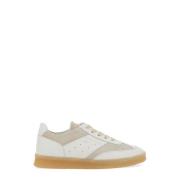 MM6 Maison Margiela Sneakers med 4 cm sula White, Dam