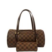 Louis Vuitton Vintage Pre-owned Canvas louis-vuitton-vskor Brown, Dam