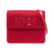 N21 Stilig Cross Body-väska i polyester Red, Dam