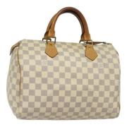 Louis Vuitton Vintage Pre-owned Canvas louis-vuitton-vskor Beige, Dam