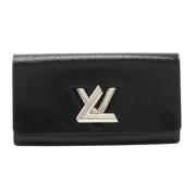 Louis Vuitton Vintage Pre-owned Laeder plnbcker Black, Dam