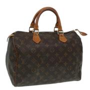 Louis Vuitton Vintage Pre-owned Canvas louis-vuitton-vskor Brown, Dam