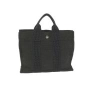 Hermès Vintage Pre-owned Nylon totevskor Black, Dam