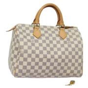 Louis Vuitton Vintage Pre-owned Canvas louis-vuitton-vskor White, Dam