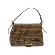 Fendi Vintage Pre-owned Canvas fendi-vskor Beige, Dam