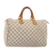 Louis Vuitton Vintage Pre-owned Canvas louis-vuitton-vskor Beige, Dam