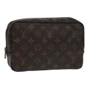 Louis Vuitton Vintage Pre-owned Canvas kuvertvskor Brown, Dam