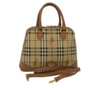 Burberry Vintage Pre-owned Laeder handvskor Beige, Dam