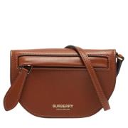 Burberry Vintage Pre-owned Laeder axelremsvskor Brown, Dam