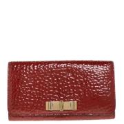 Burberry Vintage Pre-owned Laeder plnbcker Red, Dam