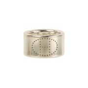 Hermès Vintage Pre-owned Silver ringar Gray, Dam