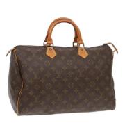 Louis Vuitton Vintage Pre-owned Canvas louis-vuitton-vskor Brown, Dam