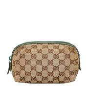 Gucci Vintage Pre-owned Canvas handvskor Beige, Dam