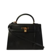 Hermès Vintage Pre-owned Canvas handvskor Black, Dam