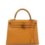 Hermès Vintage Pre-owned Canvas handvskor Orange, Dam