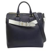 Burberry Vintage Pre-owned Laeder handvskor Blue, Dam