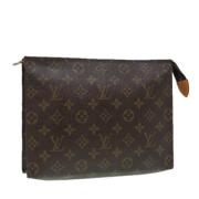 Louis Vuitton Vintage Pre-owned Canvas louis-vuitton-vskor Brown, Dam