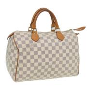 Louis Vuitton Vintage Pre-owned Canvas louis-vuitton-vskor Beige, Dam