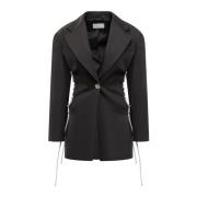 Giuseppe Di Morabito Elegant Button-Up Blazer Black, Dam