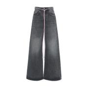 Icon Denim Grå Jeans Aw24 för kvinnor Gray, Dam