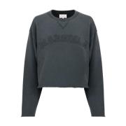 Maison Margiela Svart Sweatshirt för Kvinnor Aw24 Black, Dam