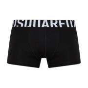 Dsquared2 Logo Boxers Black, Herr