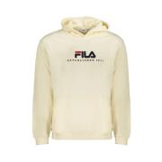 Fila Stilig Bomullspullover Hoodie Beige, Herr