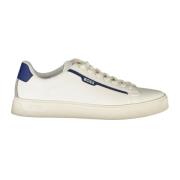 Hugo Boss Sportiga vita sneakers med kontrastdetaljer White, Herr