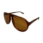 Persol Vintage Ratti solglasögon i Havana acetat Brown, Dam