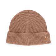 Polo Ralph Lauren Broderad Logotyp Ull Beanie Mössa Brown, Herr